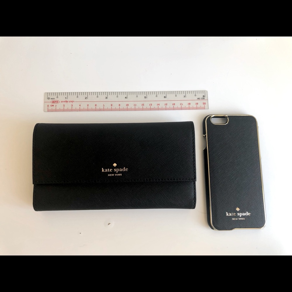 NWOT Kate Spade Wallet with matching phone case